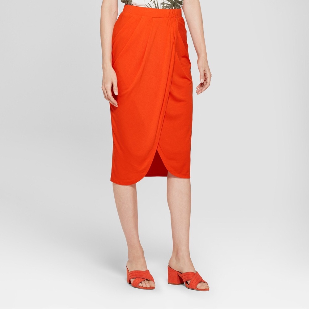 NWT Midi Wrap Skirt - A New Day 〰️